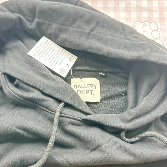 Gallery Dept Hoodie Black - Picture 3 of 4